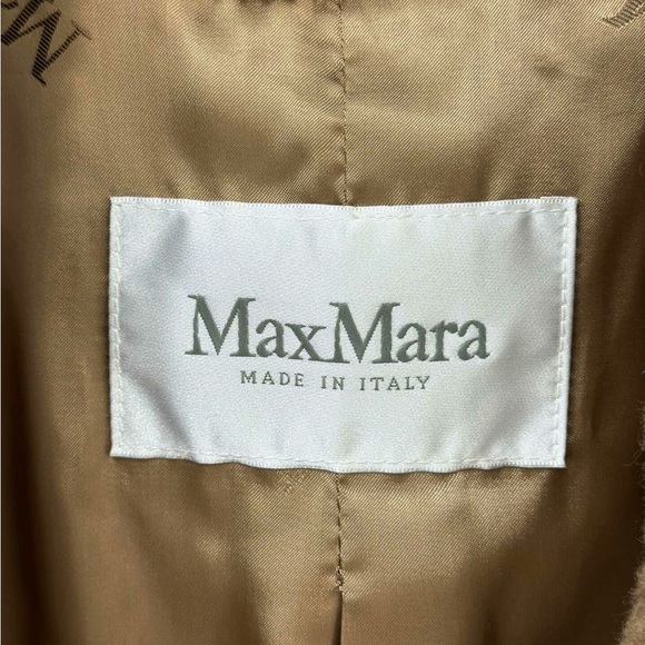 ❌sold❌Authentic MaxMara Women's Plush Brown Teddy Jacket - Picture 4 of 4